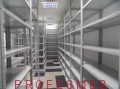 Regały metalowe do archiwum na segregatory i dokumentację do księgowości do biura regał biurowy malowany kolor szary popiel najtaniej.jpg
