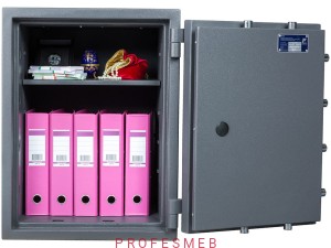 Sejf antywłamaniowy klasy 2 BASTION M 67 EL VALBERG ognioodporny na 30 min do domu i biura