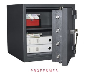 Sejf antywłamaniowy klasy 3 FORT M 50 EL VALBERG ognioodporny na 30 min do domu i biura
