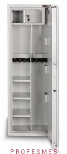 Sejf pancerny na broń długą 8 sztuk MLB 150D/4+4 klasa S1 zamek kluczowy klasy A