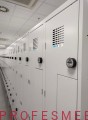 Szafy metalowe szatniowe w realizacji Profesmeb - wyposażenie szatni pracowniczej -szafka BHP z zamkiem szyfrowym eurolocks 2800