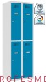 Szafa metalowa szkolna szatniowa dla 4 uczniów Profesmeb producent mebli metalowych i szaf i szafek ubraniowych bhp do szatni, szafki uczniowskie malow najtaniej w Profesmeb KOLOROWE SZAFKI SZKOLNE.jpg