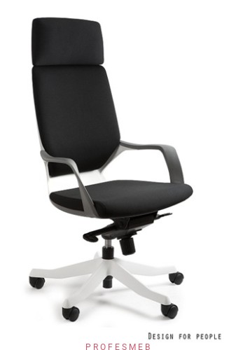 Ergonomiczne-krzeslo-uniqua-z-zabudowanymi-podlokietnikami-z-zaglowkiem-kolorze-czarno-bialym-APOLLO-sklep-profesmeb.jpg