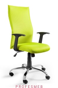 Fotel do biura BLACK ON BLACK Unique obrotowy tkanina PS zielony
