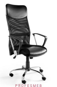 Fotel do pracy biurowej VIPER Unique tapicerowany mechanizm TILT, stałe podłokietniki i 8 różnych kolorów