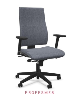 Fotel Intrata-O obrotowy Nowy styl z podłokietnikami regulacja głębokości siedziska oraz lędźwi 