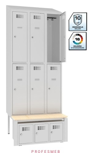 szafa-socjalna-Sus-332-WST-Malow-zgodna-z-BHP-skrytkowa-jako-modul-do-przebierania-z-lawka-do-siedzenia-szafeczka-na-buty-zamykana-na-klucz-oraz-daszkiem-skosnym-dla-bezpieczenstwa-sklep-profesmeb.jpg