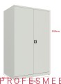 Szafa metalowa Profesmeb 199x100x60 cm warsztatowa, SBM 203 aktowa, socjalna, gospodarcza szafa metalowa sbm szara głęboka, narzędziowa, szafa do garażu, szafa na produkcję na narzędzia. SOLIDNA DUŻA SZAFA METALOWA