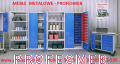 SZAFY WARSZTATOWE, MEBLE WARSZTATOWE, SZAFA DO WARSZTATU, REGAŁY MAGAZYNOWE,PRODUCENT PROFESMEB