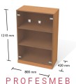 wymiary-niskiej-szafki-antrax-Kr-15-solidna-z-2-polkami-drzwi-ze-szkla-121cm-wysokosci-sklep-profesmeb.jpg