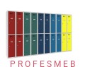 Szafki szkolne, skrytkowe, BHP, do szatni Profesmeb kolorowe