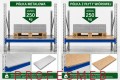 Regał LPX Met-Baj z półką metalową o nośności 250 kg dla belki 270 cm