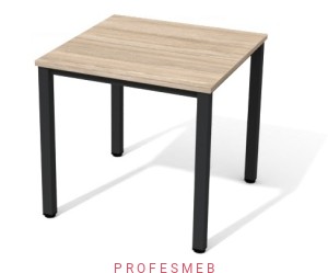 Biurko BTK1-8 80 cm na Stelażu Metalowym z Kwadratowymi Nogami Nowoczesne biurko pracownicze
