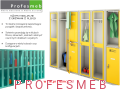 Szafki metalowe socjalne, skrytkowe, ubraniowe, depozytowe, schowkowe, drzwi z plexi, producent Profesmeb Malow, SUS, SUM, Wemo.png