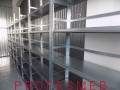 Regał ocynkowany stalowy archiwany stacjonarny mocny z metalowymi połkami niska cena w sklepie Profesmeb producent regałów na dokumenty.jpg
