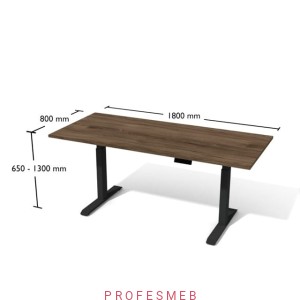 Biurko z elektryczną regulacją wysokości 1800 x 800 Bse5-8