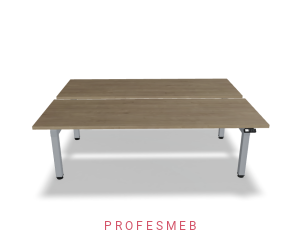 Biurko typu Bench z elektryczną regulacją wysokości blatu 2000 x 1490 mm Ogi Drive Bench 