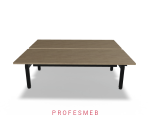 Biurko typu Bench z elektryczną regulacją wysokości blatu 2000 x 1690 mm Ogi Drive Bench