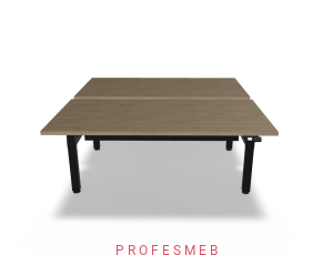 Biurko typu Bench z elektryczną regulacją wysokości blatu 1600 x 1690 mm Ogi Drive Bench 