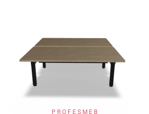 Biurko typu Bench z elektryczną regulacją wysokości blatu 1600 x 1690 mm Ogi Drive Bench 