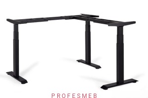 Stelaż kształt L elektryczny z regulowaną wysokością i szerokością pracy 600–1250 mm Active III