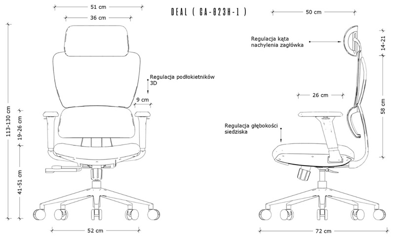 wymiary-fotela-biurowego-DEAL-do-pracy