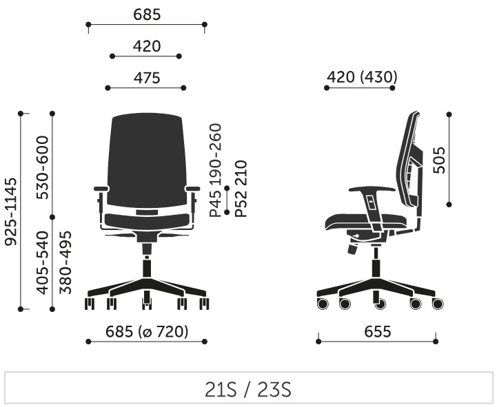 krzesło-pracownicze-Profim-RAYA-23-S-tapicerowany-tkanina-klasa-premium-do-130kg-udzwig-sklep-profesmeb