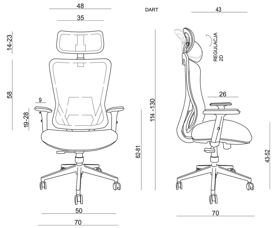 wymiary-fotela-obrotowego-DART-do-biura-firmy-B2B-sklep-profesmeb-pelna-regulacja-foteli