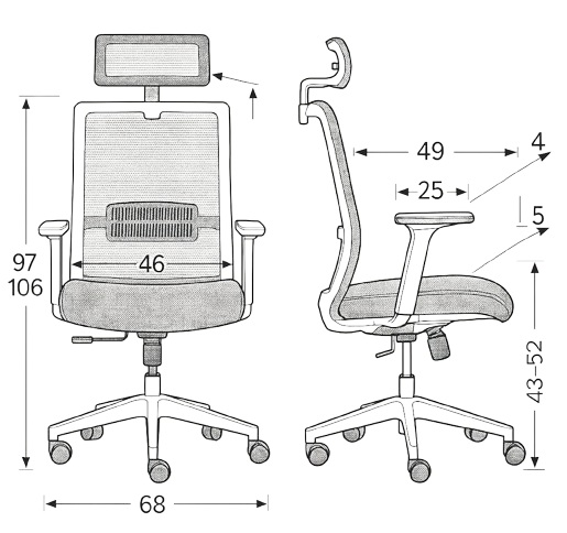 wymiary-krzesła-obrotowego-oparcie-z-siatki-siedzisko-tapicerowane-sklep-poznan